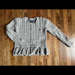 Polo Ralph Lauren Girls Cardigan Jacket Sweater Size 5